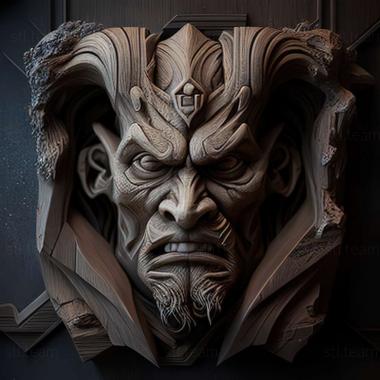 3D model Forgotten Realms Demon Stone game (STL)